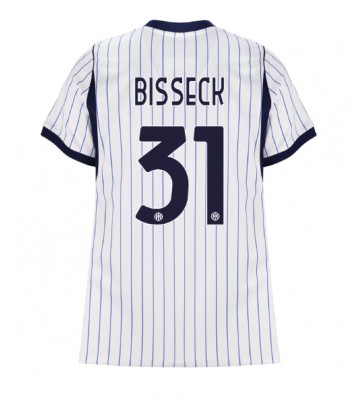 Inter Milan Yann Bisseck #31 Udebanetrøje Dame 2026-27 Kortærmet